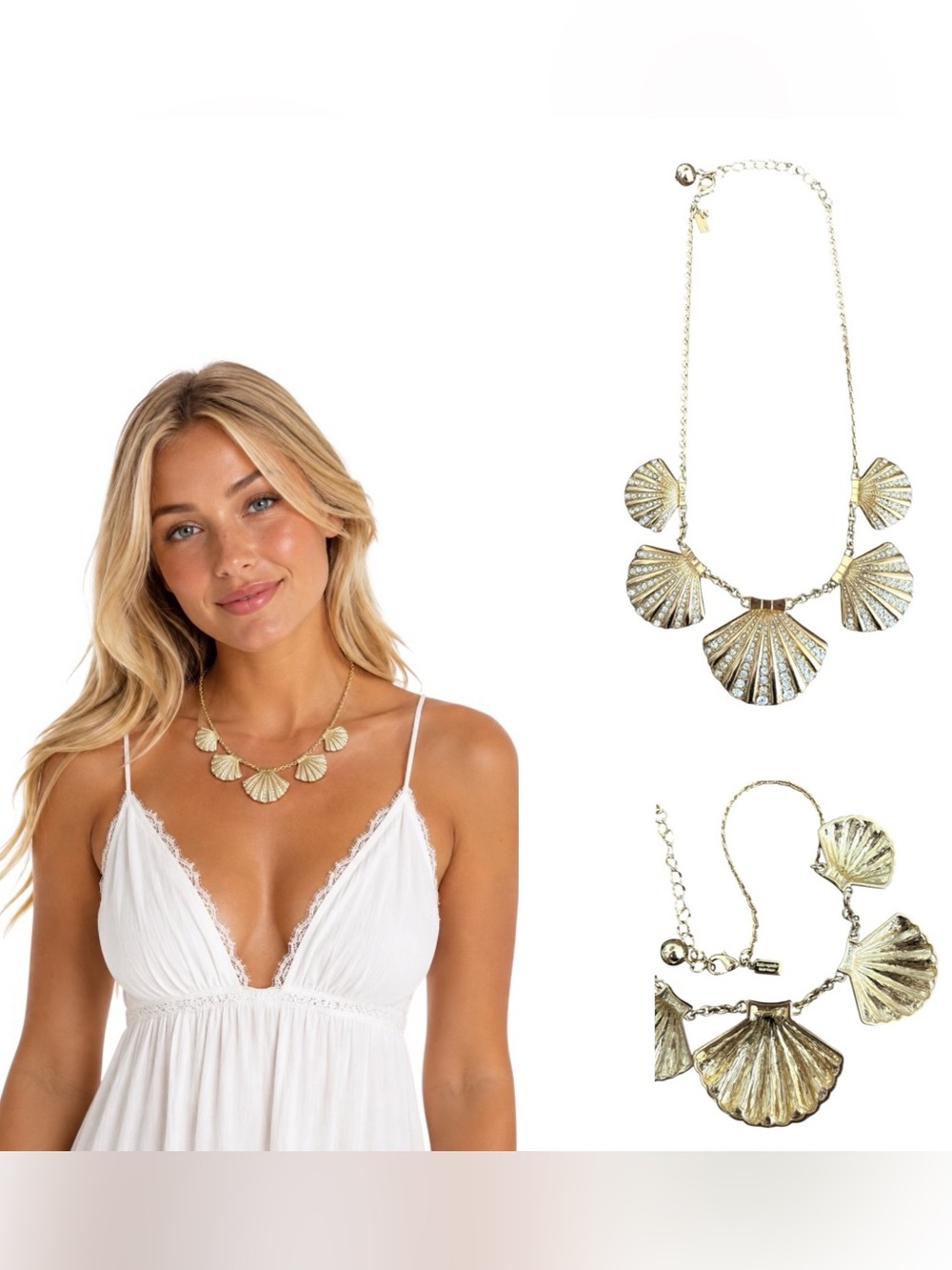 Kate Spade Shore Thing Clam Collar Necklace